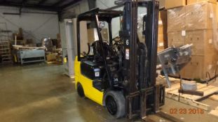TOWNMOTOR FORKLIFT TRUCK; MODELL NO.:  TGC-25; 4350CAP; about 6500HRS; 3-STAGE; SIDE SHIFT; SOLID