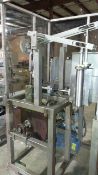 FEMC model 1260-001 single station piston filler, serial number 6900, reciprocating style piston /