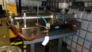 Single Head Piston Filler, Foot Operated - Gallon Filler (LOCATED IN IOWA, RIGGING INCLUDED WITH