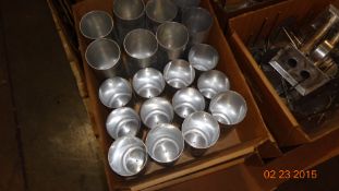 One pallet candle making molds and other tools