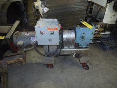 Waukesha Pump Model 13 on Casters. RIGGING COST INCLUDED IN PRICE.  (Located in Pico Rivera, CA)