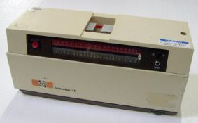 Schleuniger 2-E Tablet Hardness Testers. This has a load cell strain guage device capable of