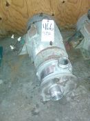 Fristam 7.5 hp Liquid Ring Centrifugal Pump, Model FZX150, S/N FZX15099240 with 2