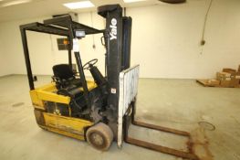 Yale 2,500 lb. 36 V Sit-Down Forklift, Model ERP030TGN36TF078, S/N E807N04628S with 120