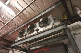 Evapco 3-Fan Ammonia Evaporator Blower, Model NTX31683-033P, S/N 7-315921 with S/S Pan (Air Unit #