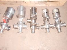 (5) S/S Valves - (2) 2