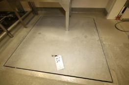 Mettler Toledo Panther 1,000 lb. Capacity In-Floor S/S Platform Scale, Model 2266, S/N 11200781DE