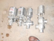 (4) S/S Valves - (2) 3