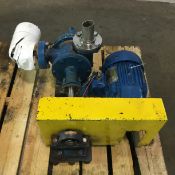 PD Pump with Relief valve and 2HP motor and chain driven speed reduction. 2