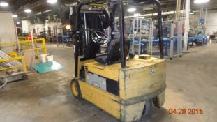 Electric Forklift Cascade Corporation with Cascade Viewmast battery