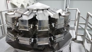 Yamato 14-Head S/S Bucket Scale, Model, ADW-714SW, S/N WG030679, Sigma Series, Weight Range 20 G to