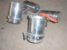 Air Actuated S/S Butterfly Valve,  4