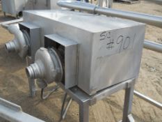 Ampco CIP Supply Pumps W/ Stand, MD ZCH2, S/N AA3468-1-1, 3