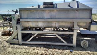 Blendtech Dual Screw S/S Cheese Cooking Vat, Model DM-28133-DHX, S/N 960116 D,