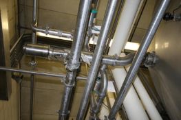 Tri-Clover Milk Fill and CIP Air Valve Cluster for Vat #3 - Lot #217 including: (1) 2