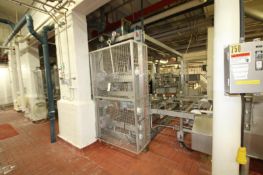 Tetra/Tebel Mold Stack and Unstacking Aprox. 31 ft. L Infeed and 13 ft. L Outfeed Conveyor with 4-