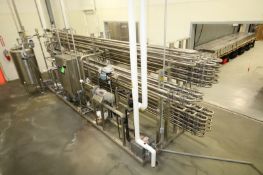 2011 Skid-Mounted Feldmeier 30 GPM/1800 GPH Triple Tube Flash Pasteurizer, S/N S043510 includes 48-