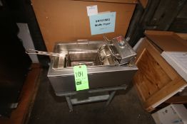 Wells Electric Fryer, Model F49, S/N CAS-3687, 220 V, Single Phase with Additional Accessories and