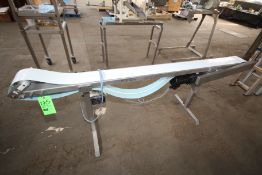 2012 Ross Aprox. 95Â L x 6Â W Power Belt Conveyor, Model VSC-68, S/N 336  with Â¼ hp Drive, 120 V,