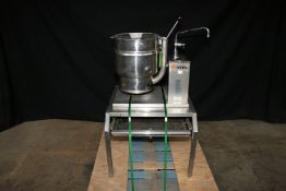 2000 Groen 20 Qt. Jacketed Tilt Type S/S Kettle, Model TDB/7-20, S/N 60723, MAWP 50 psi @ 300 Degree