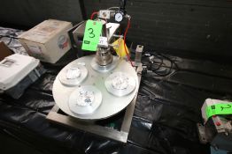 Rittal 4-Station Rotary Tamper Evident Cup Sealer, Model AE1002600, S/N 063459 with Stainless Frame,