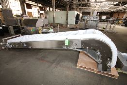 2010 Nercon Aprox. 15 ft. H S/S Bucket Elevator with 33 W Intralox Plastic Belt includes Flights