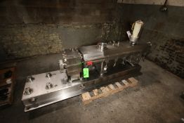 2004 Readco Aprox. 4Â W Twin Screw S/S Sanitary Grade Horizontal Extruder, Model 5 C.P., S/N 108513