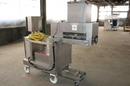 2006 Moline Type Tri-Roller S/S Extruder with Aprox. 15-1/2Â Rollers, Aprox. 14Â W x 16Â L x 15Â