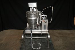 2001 Groen 20 Qt. Jacketed Tilt Type S/S Kettle, Model TDB/7-20 M-12, S/N 66185 with Dual Motion