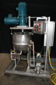 Groen 40 Gal. Jacketed S/S Kettle, Model NEM-40SP, S/N 88675, MAWP 45 psi @ 300 Degree F with Dual