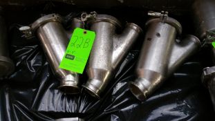 (3) Tri-Clover 2 1/2