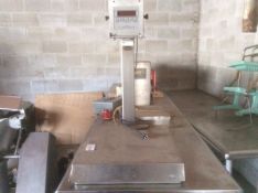 B-Tex Model BT84-XL S/S Scale 100 pound by .02, 18