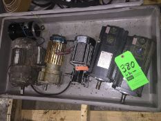 Lot of 6 pieces Motors and Motor/Gear Box (some never used)