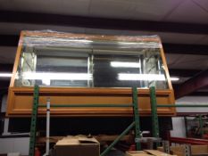 Brown Refrigerated Display Case, Compelt with Lighting and (2) Glass Shelves (Located in Connecticu