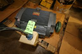 GE 50 hp Motor, Frame #324TS, 3555 RPM, 230/460 V, 3 Phase (LOCATED IN IOWA, RIGGING INCLUDED WITH