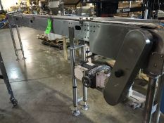 Stainless Steel Conveyor Aprox 12 ft long with 4.5