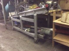 Portable S/S Incline Conveyor, Approx 28