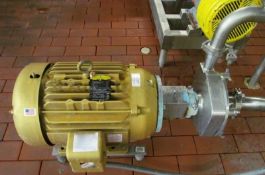 Fristam 15 HP Centrifugal Pump, S/N FP17420201567, 230/460 Volts (Located in California, Previou