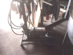 Price 1-1/2 HP Portable Pump, Model 5100 - 100, Mounted on Stand with Casters (Located in