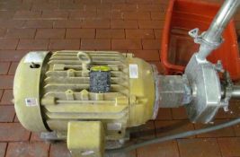 Fristam 15HP Centrifugal Pump, 230/460 Volts (Located in California)***FBEV***