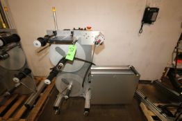 2009 Quadrel Roll Fed Labeler, Model R220, S/N 79957-03, Mounted on Portable S/S Frame, 220 V,