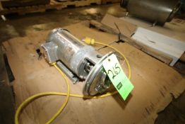 G & H 2 hp Centrifugal Pump with 1725 RPM S/S Clad Motor, 208-230/460 V, 3 Phase (NOTE: Missing