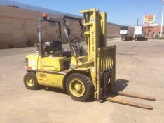 Mitsubishi 6,000 LB Forklift, Model FG30, S/N AF13C-30352, Pneumatic Tires, Triple Stage