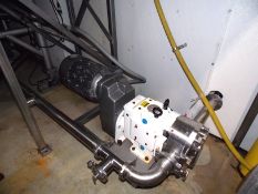2007 Wright Flow 7-1/2 HP Positive Displacment Pump, Model 1300, Stainless Steel Construction