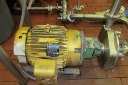 Fristam 7-1/2HP Centrifugal Pump, 230/460 V (Located in California)***FBEV***