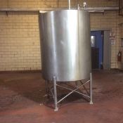 500 Gallon S/S Single Shell Holding Tank, 50