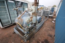 Mycom 6-Cylinder 100 hp Reciprocating Ammonia Compressor, Model N6WB, S/N 631855, 1785 RPM Motor,