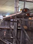 New 2008 Enerquip S/S Heat Exchanger, Approx. 7ft. Long x 9in. Diameter, Model 8471