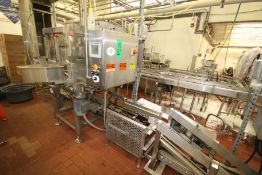 Dairy Conveyor Corp. Half Gal. Pneumatic Drop All S/S Caser, S/N MDDCCAG-2-1-2-C-091 with Allen