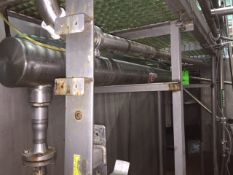 New 2008 Enerquip S/S Heat Exchanger, Approx. 7ft. Long x 9in. Diameter, Model 8471, S/N 10823